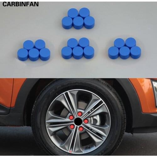 Car-styling wheel center cap screw cover Exterior decorationcar accessory 20Pcs/Set For Hyundai Creta ix25