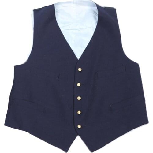 Vest waistcoat sleeveless miltare men Military Navy sailor official