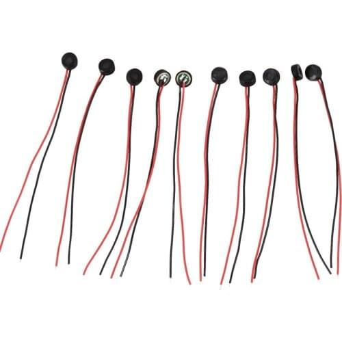Top 10pcs Electret Condenser MIC 4mm x 2mm for PC Phone MP3 MP4
