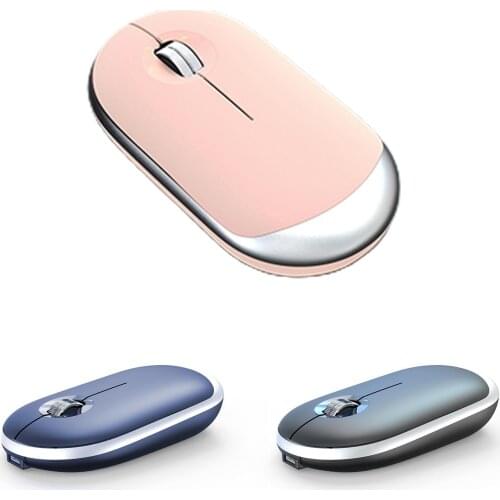 2.4G Wireless Bluetooth Rechargeable Ergonomic Mouse Laptop Computer Accessory