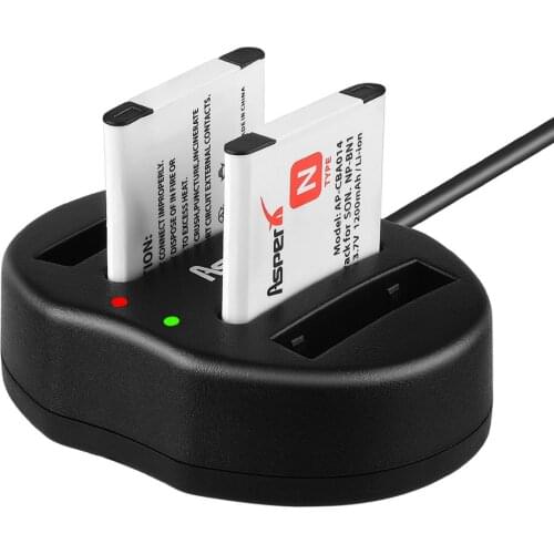 2Pcs 1200m NP-BN1 NP BN1 NPBN1 Camera battery +Dual USB Charger For Sony DSC TX9 T99 QX100 WX5 TX7 TX5 W390 W380 W360 W350 W320