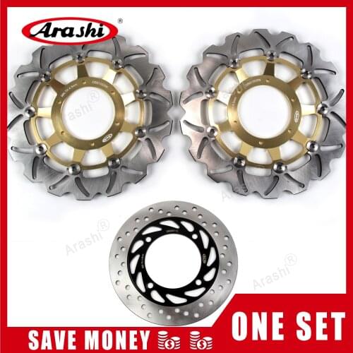 Arashi 1 Set For HONDA CB F HORNET 900 2002 2003 2004 2005 2006 Front Brake Rear Brake Disc Rotor CBF900 CB-F CBF HORNET 900