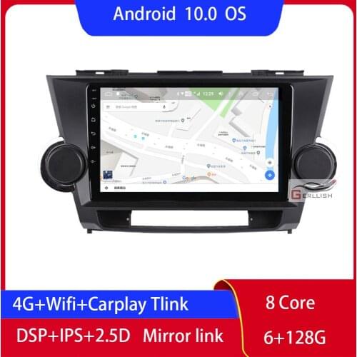 Toyota Highlander Autoradio Android 2 Din Nissan Car Accessories Central Multimidia Auto Wireless Navi Play Dab Radio Stereo