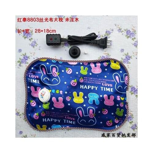 Free shipping Mercerized big pillow Charging electric hot water bag warming appliance charging Explosion-proof power no water