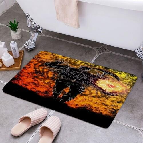 Escanor Seven Deadly Sins Anti-slip Doormat Vacuuming Water Absorbing Kitchen Bedroon Bath Floor Mats Home Entrance Home Decora