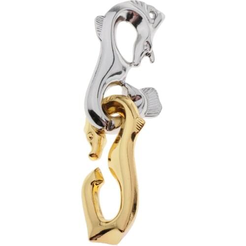 Kids Adults Mind Game Brain Teaser Metal Hippocampus Shape Puzzle Interlock Toy