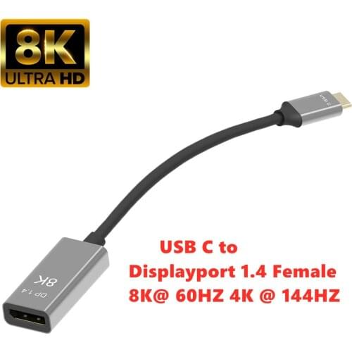 USB C to Displayport 8K Extension cable Male to Female Converter Cable Type C connector 8K@60hz 4K for MacBook pro Thunderbolt 3