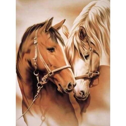 Square/Round Diamond 5D Diy Diamond Painting Animal Horse Diamond Embroidery Cross Stitch Diamond Home Decoration