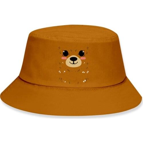 Fashion Caps Cotton Fisherman Hats Animal Bucket Hat Panama Women Cute Bob Summer Fishing Cap Mens Custom Hat Hip Hop Unisex