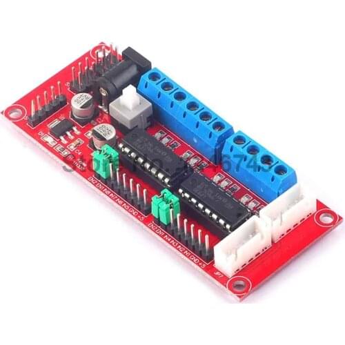 1PCS 4 DC Motor Driver Module / 4WD Car / L293D Module for Arduino Smart Car Robot