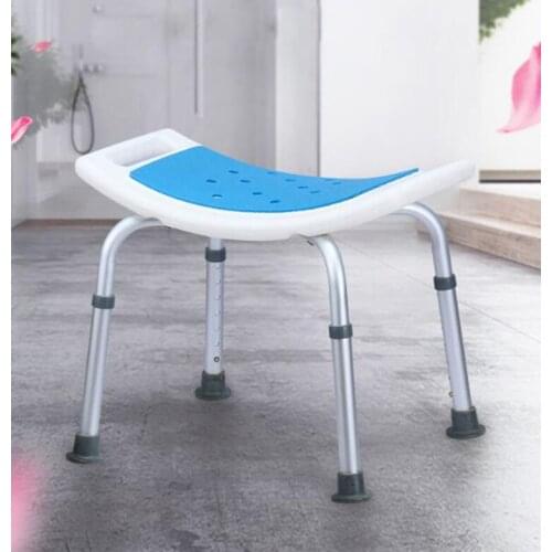 Adjustable Bathroom Stool Chair Shower Bath Chair for The Elderly Kids Pregnant Shower Stool