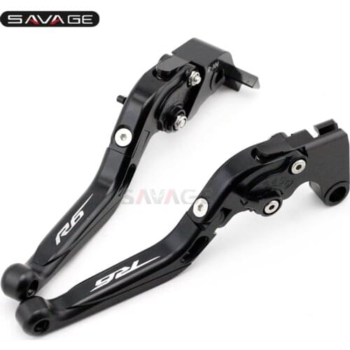 Brake Clutch Levers For YAMAHA YZF R6 1999 2002 2020 Motorcycle Accessories Adjustable Folding Extendable Lever Motos 2017 R6
