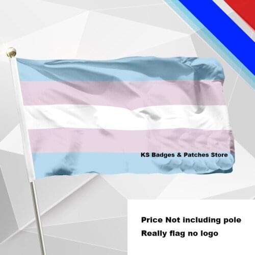 Transgender Pride Flag Flying Flag #4 144x96(3x5FT) #1 288x192 #2 240x160 #3 192x128 #5 96x64 #6 60x40 #7 30x20