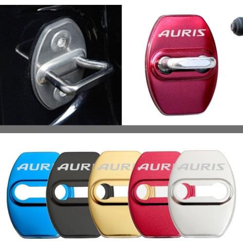 Car Styling Door Lock Covers For Toyota Auris 2007 2008 2017 Stickers Car Accessories