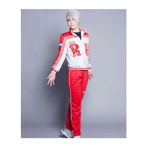 Viktor Nikiforov Costume Adult Japanese Anime Yuri on Ice Viktor Nikiforov Victor Halloween Cosplay Costume For Women And Men