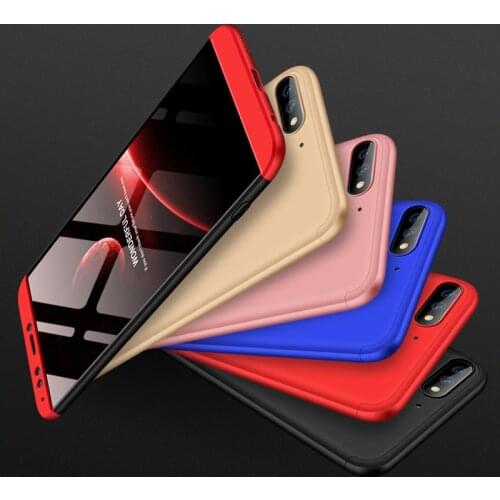 GKK For Huawei Honor 7C 7X Case Protection Hard PC Matte Case 3in1 Design Back Cover for Nova 2 3 4 2i 3i 3e 4e Lite Plus Coque