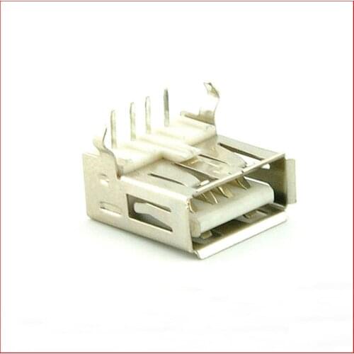 A Female USB socket looper USB-A type connector female (90 degree bend feet) Free shipping