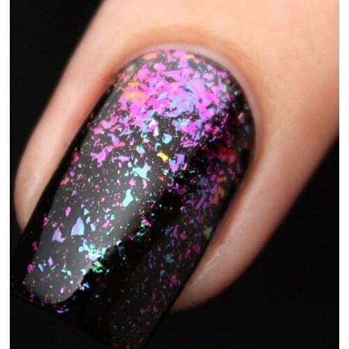 0.2gram Chameleon Flakes Multichrome Mermaid Effect Nail Flecks Galaxy Nail Glitters Powder Dust Nail Decoraion