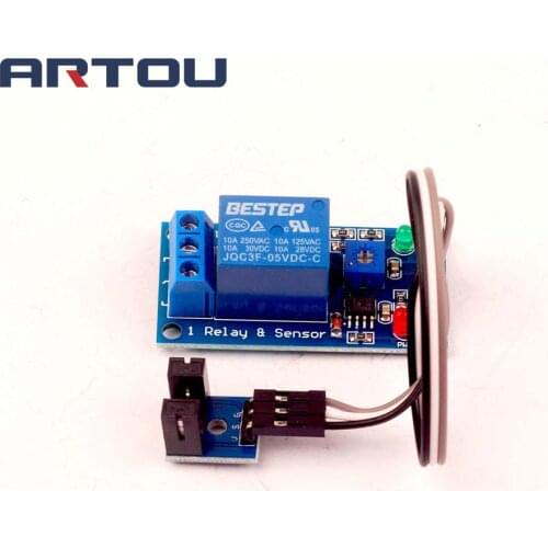 1PCS DC 5V 1 Channel Groove Type Optical Coupler Trigger Speed Sensor Relay Module