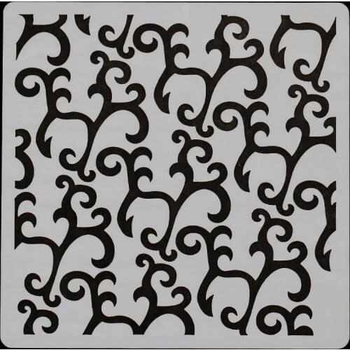 13*13 flower pvc Layering Stencils for DIY Scrapbooking/photo album Decorative Embossing DIY Paper Cards Crafts