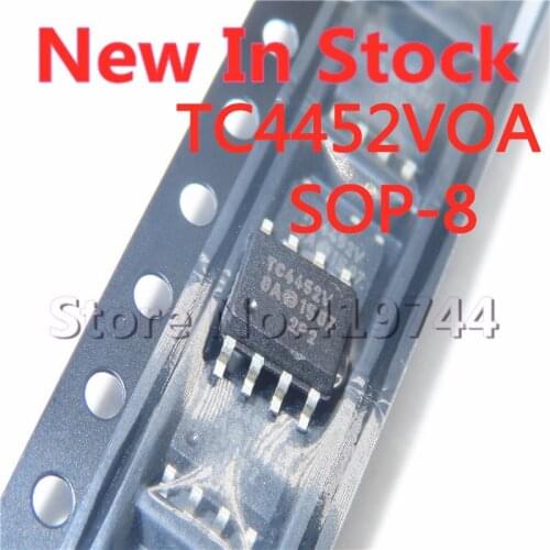 5PCS/LOT TC4452VOA TC4452 SOP-8 High-speed MOSFET driver chip In Stock NEW original IC