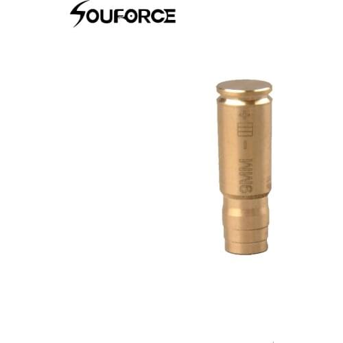 9mm Red Dot Bore sighter Brass Tactical Bore Sighter for For Airsoft Rifle Scope Hunting