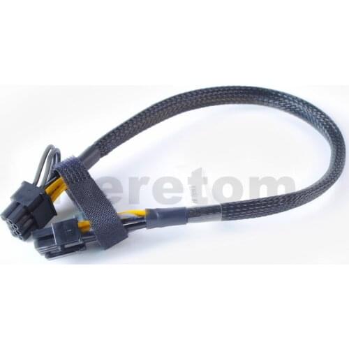 Free Shipping New 8pin to 8pin PCI-E GPU Video Card Power Sleeve Cable Cord for IBM X3650 M4 M5 and GPU Video Card