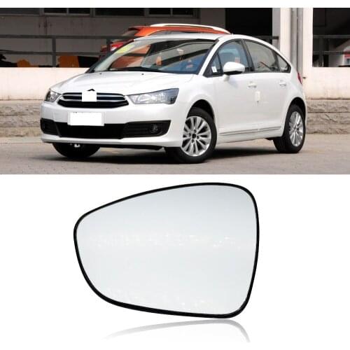 CAPQX For Citroen C4 C-Quatre C4L C5 2012-2016 With heating or not Rearview Mirror Glass Rear view Reversing Mirror white Lens