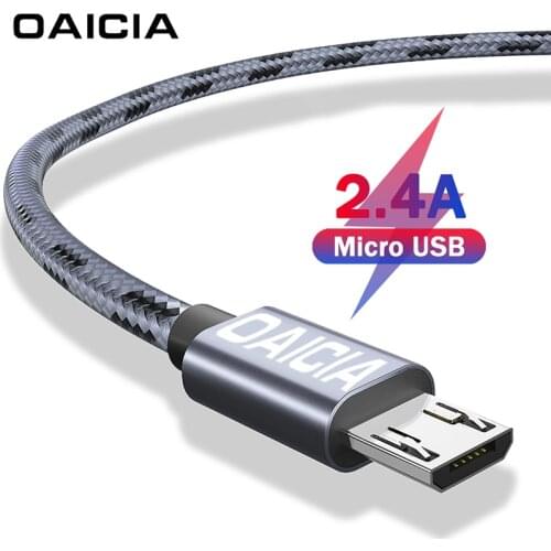1m 2m Micro USB Cable Fast Charging Data Charger Cable For Samsung Xiaomi Redmi Note 5 LG Android Microusb Mobile Phone Cables