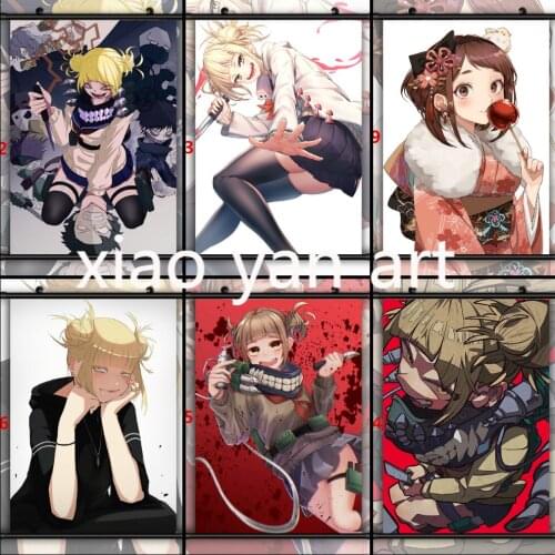 Himiko Tsuyu Momo Anime DIY Diamond Painting Diamond Mosaic Cross Stitch Kits Full Diamond Embroidery Room Decoration