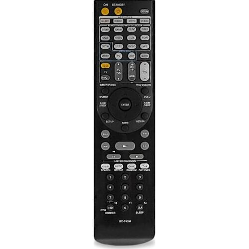 New Remote Control Fit for Onkyo AV Receiver DVD Player RC-743M Controller