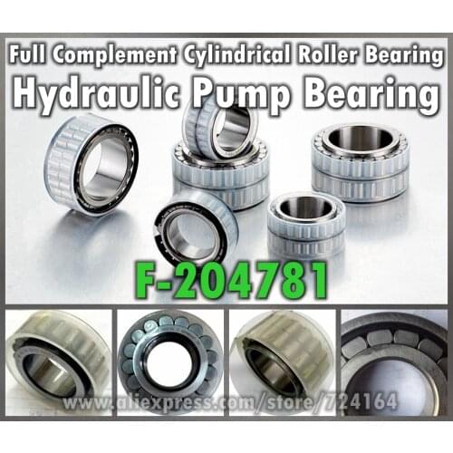 Full Complement Cylindrical Roller Bearing F-204781 40*61.74*35.5mm Main Shaft Of Hydraulic pump Printing press machine bearing