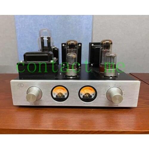 Professional manual scaffolding hifi fever audio tube amplifier, EL34 tube amplifier, power 10W*2, frequency response 20-20kHz