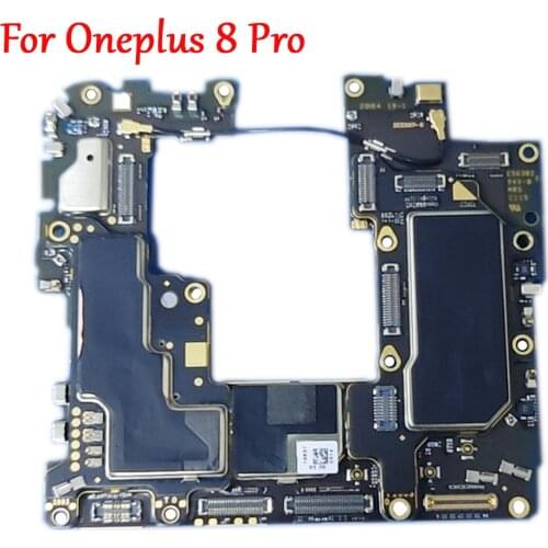 Tested Full Work Original Unlock Motherboard For OnePlus 8 Pro OnePlus8 Pro Logic Flex Cable Circuit Electronic Panel Mainboard