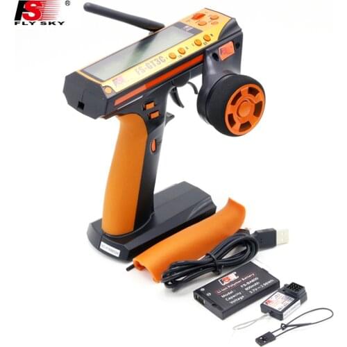 Flysky FS-GT3C FS GT3C 2.4G 3CH RC CAR System /w battery GR3E Receiver Radio Controller