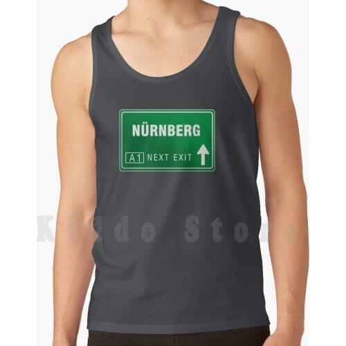 #roadtonurnberg Tank Tops Vest 100% Cotton Norimberga Nurnberg Roadtonurnberg