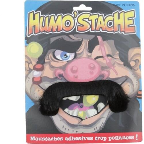 Self Adhesive Fake Moustache Beard Costume Stylish Clown Fancy Dress Up