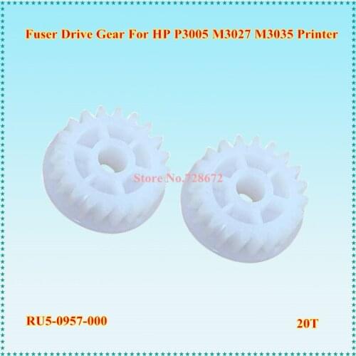100 X RU5-0957 RU5-0957-000 20t Fuser Drive Gear For HP 3005 P3005 P3015 M3027 M3035 Printer Swing Gear