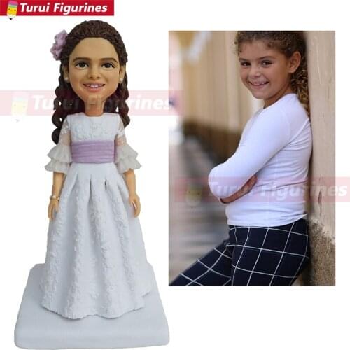 Communion girl lady figurine sculpture design art piece abstract human figure artifact design handcrafted handmade statue mini