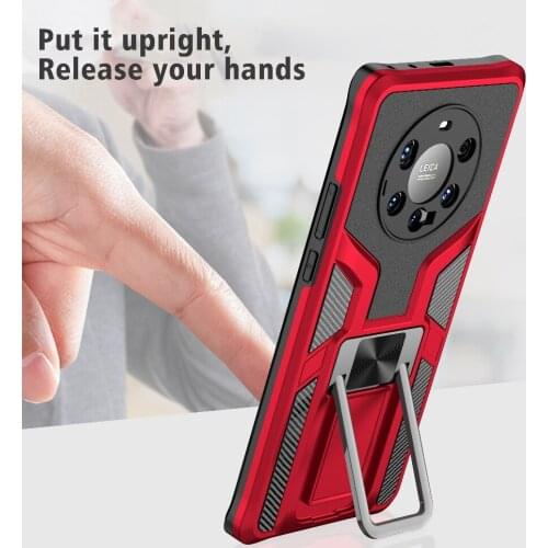 Sumkeymi Shockproof Armor Phone Ring Magnetic Holder Case For HUAWEI P40 P40 Pro Mate 40 Pro Plus Hand Band Cases