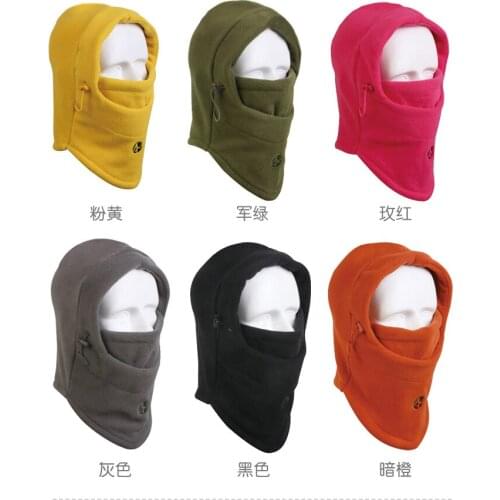 Thicker Outdoor Motorcycle Bike Bicycle Cycling Thermal Fleece Balaclava hood Ski ma sk 8-Color