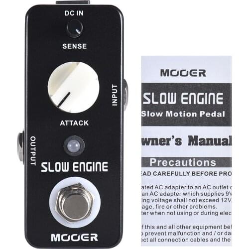 High quality MOOER SLOW ENGINE Slow Motion Guitar Effect Pedal True Bypass Full Metal Shell