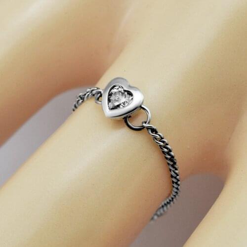 Ring for women Anel masculino silver 925 jewelry men anillos 925 sterling silver wedding Ring Spirited Heart Rings With Clear CZ