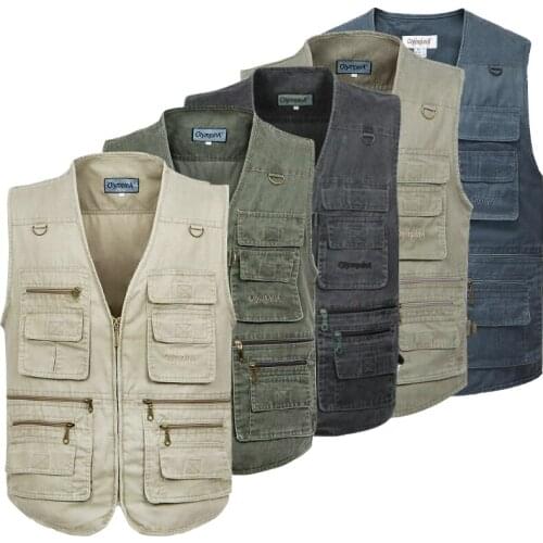 Zozowang Men's Denim Vests