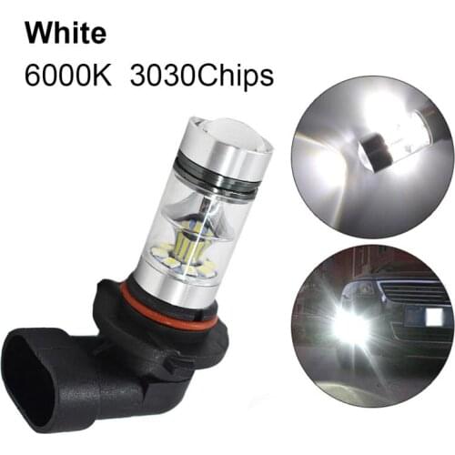 1pc 9006 HB4 100W 6000K Super White Fog Light 2323 LED Driving Bulb DRL Daytime Running Light