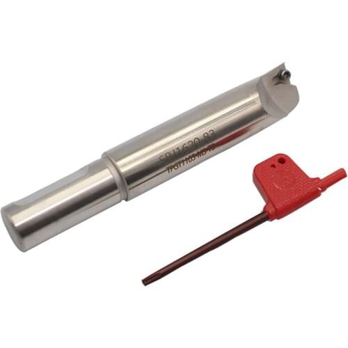 1pc SBJ1620-83 Boring bar precision boring heads configuration insert TPGH1103**L and Screw MS M3.0*8 Wrench T8