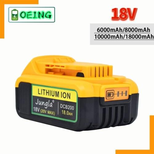 100% High Quality 18V 18Ah DCB200 Replacement Li-ion Battery for DeWalt MAX XR DCB205 DCB201 DCB203 power tool Batteries