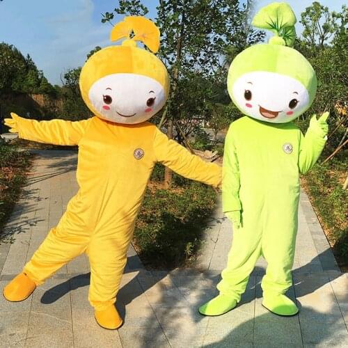 2017 Hot Sale Adult Mascot Costume Cute Big Green Leaf Mascot Halloween Party Costume Dress Cartoon Character Mascot Costume