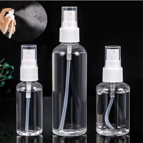 5Pcs Spray Bottle 30ml 50ml 100ml Empty Vial Refillable Mist Pump Perfume Essential Oil Atomizer Travel Accessories