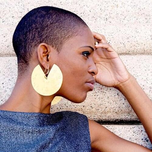 African womens big earrings, African center style, personality big earrings, stainless steel earrings, jewelry gifts